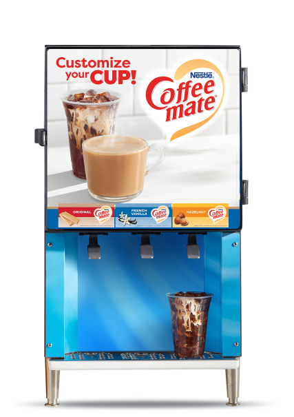 Coffee mate Bulk Liquid Creamer 3 Head Dispenser creamer machine